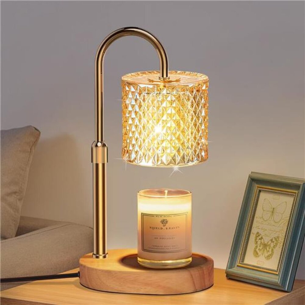 Candle Warmer Lamp Timer Dimmer Adjustable Height Flameless Home Decor Gift